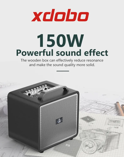 Беспроводная акустика Xdobo Thunder 1978 150W + 2 микрофона 1102 фото
