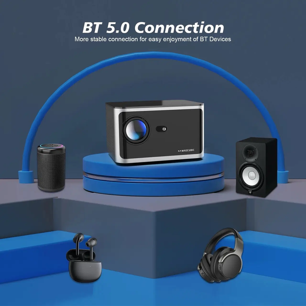 Проектор Magcubic HY350 4K Android 11 580ANSI WiFi6 Miracast/AirPlay c функцією голосового керування 1115 фото