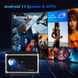 Проектор Magcubic HY350 4K Android 11 580ANSI WiFi6 Miracast/AirPlay c функцією голосового керування 1115 фото 6