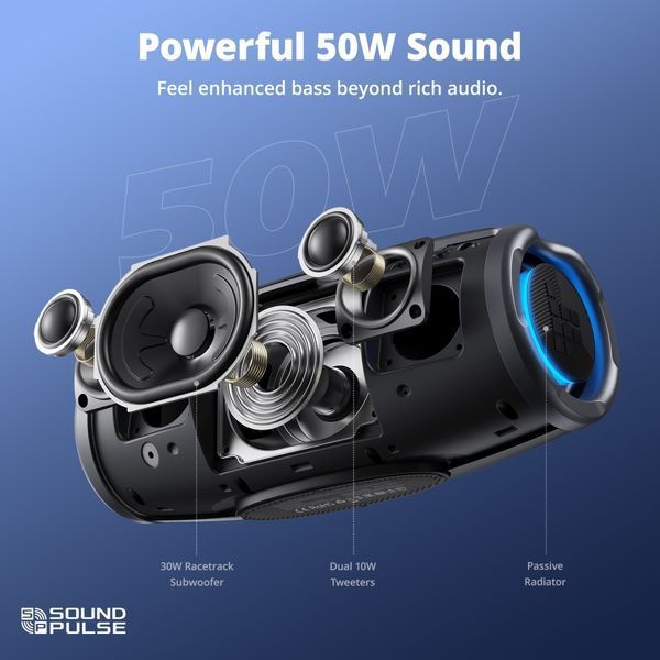 Портативная колонка Tronsmart Mirtune S100 (50Вт,IPX7) TS100B  фото