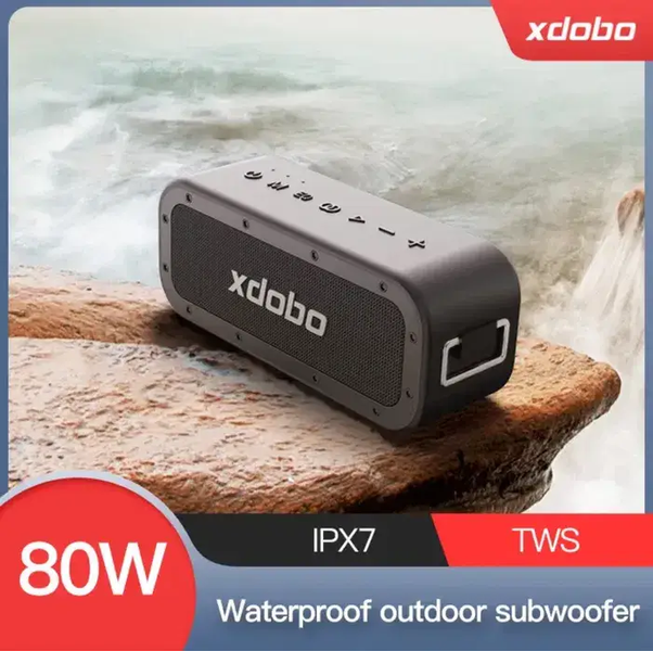 Портативна колонка Xdobo 1983 Plus, 80Вт, Power Bank, IPX7, TWS 2102759796 фото
