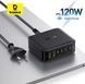 Зарядна станція Baseus EnerFill FH21 120 Вт Black,швидкий зарядний пристрій 6 в 1 ЕО120Т ЕО120Т фото 1