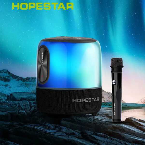 Портативная Bluetooth-колонка Hopestar SC-01 60W + микрофон (Синий корпус) 1998340754 фото