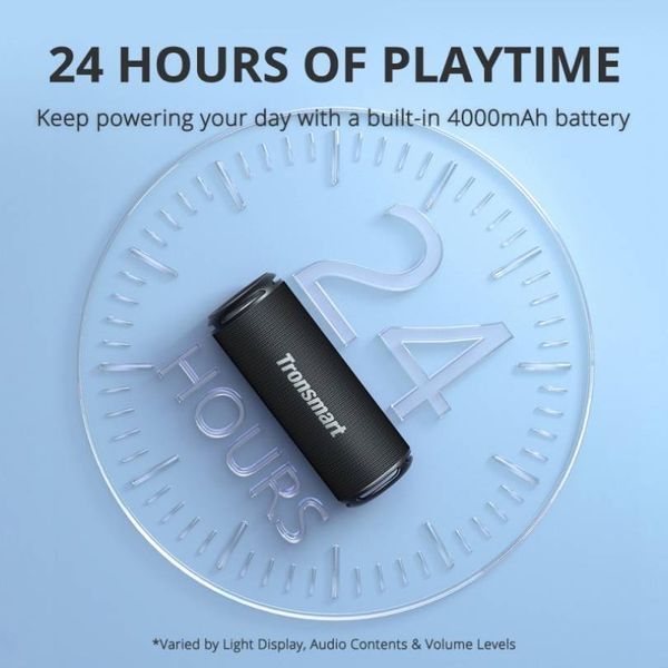 Портативная колонка Tronsmart T7 Lite Black 24Вт 2 фото