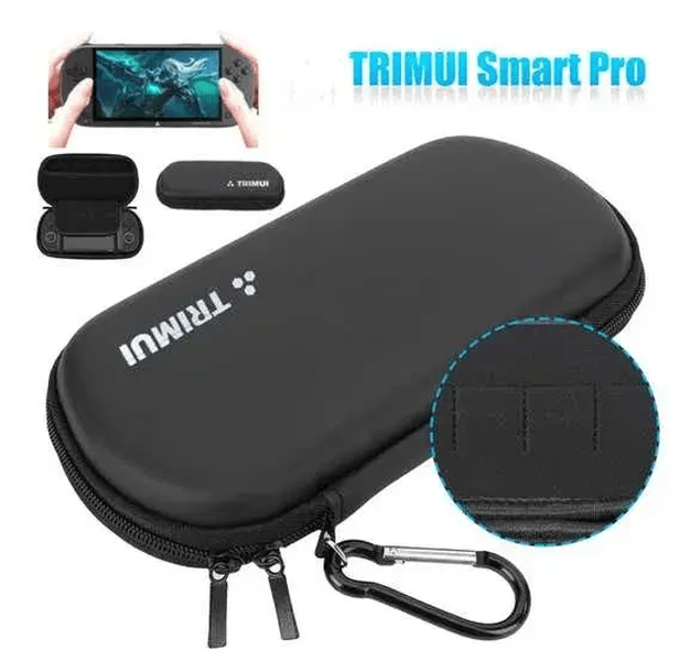 Чохол для ігрової приставки Trimui smart pro + карабін + захисне скло для консолі CHTSP фото